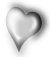 Thr White Heart symbol of nursing.